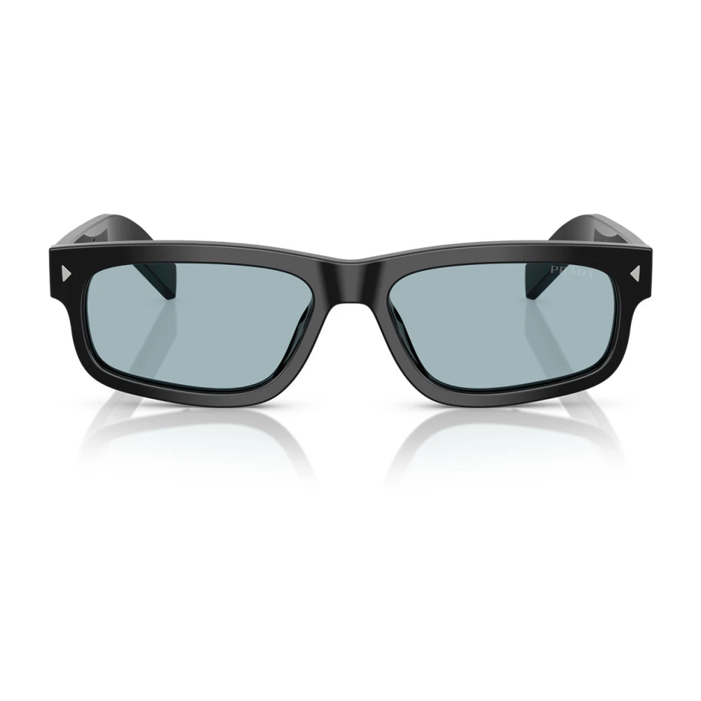 Prada Unisex Black Sunglasses, 57 Mm, Rectangular Acetate Sunglasses