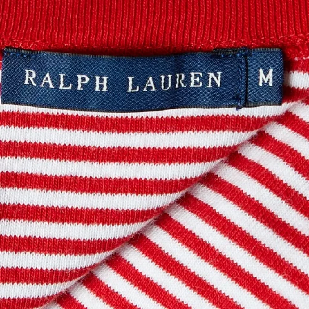 Ralph Lauren Pre-owned Cotton tops Red Dames