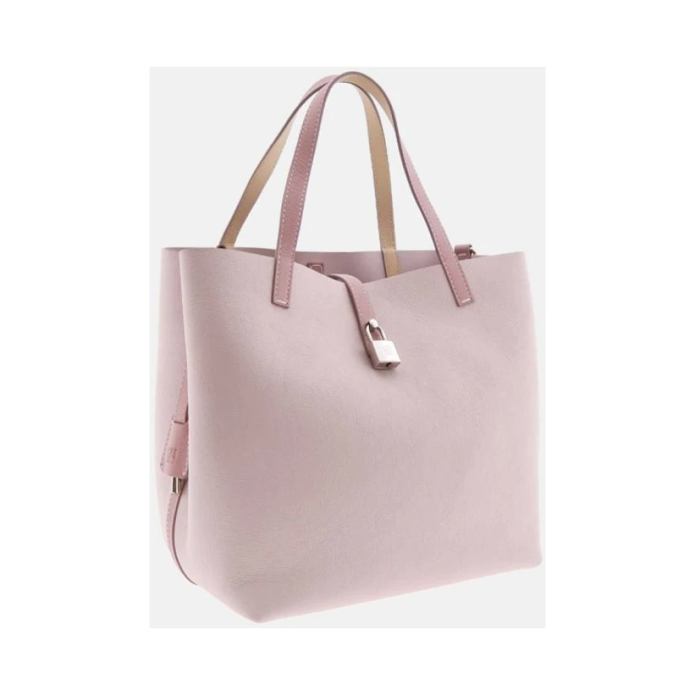 Carolina Herrera Vergrendeld M Matryoshka Leren Handtas Pink Dames