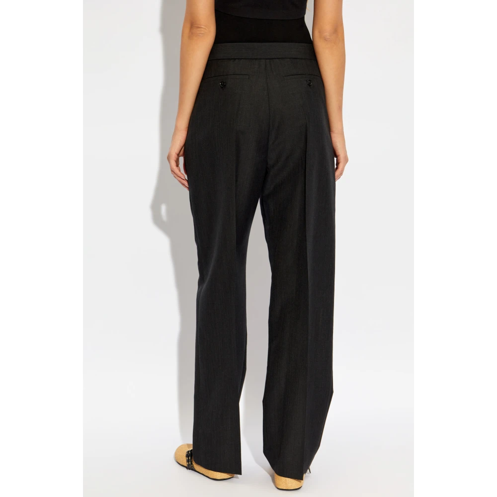 Alaïa Broek met elastische tailleband Black Dames