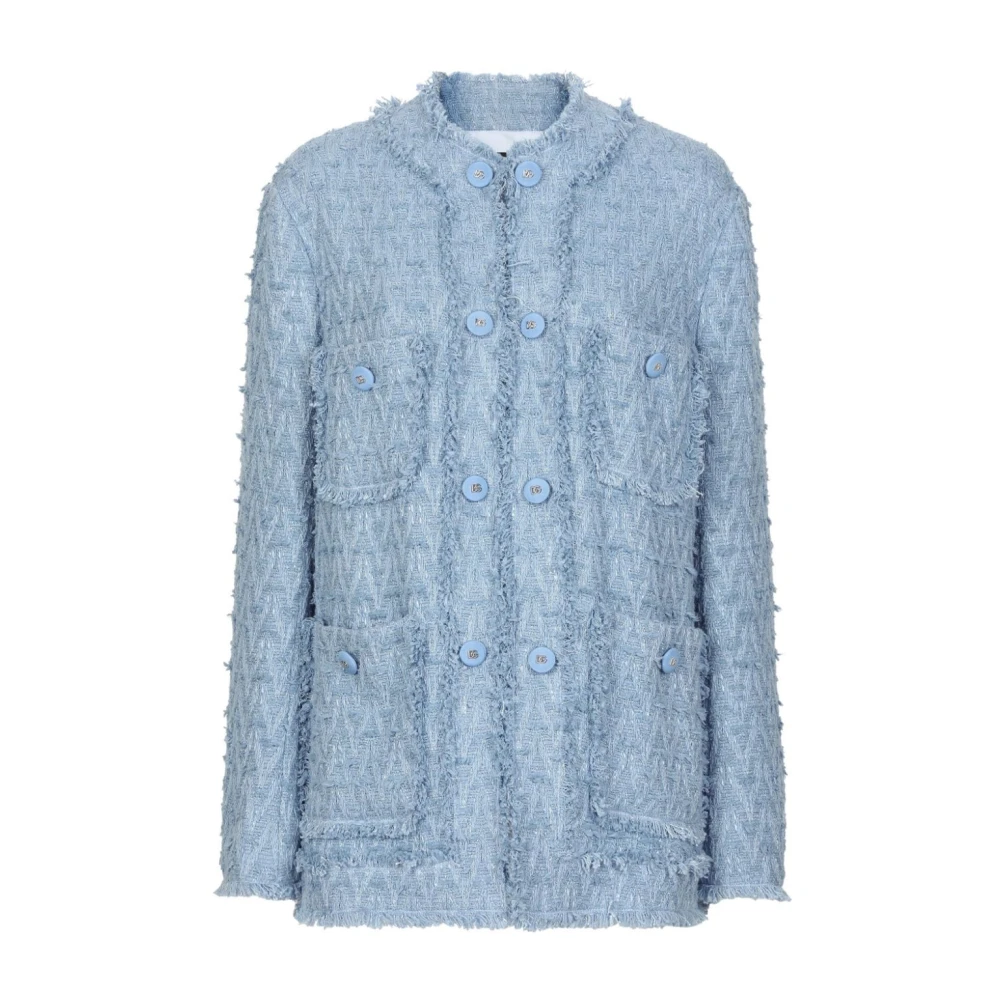 Dolce & Gabbana Stijlvolle Jassen voor Mannen en Vrouwen Blue Dames
