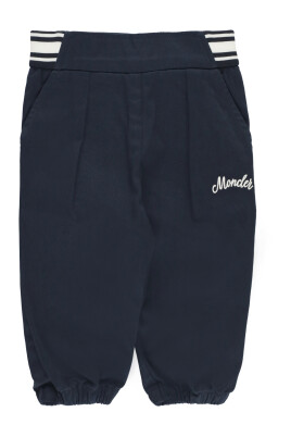 pantalon-de-survetement-bleu-en-coton-pour-bebe-avec-taille-elastique