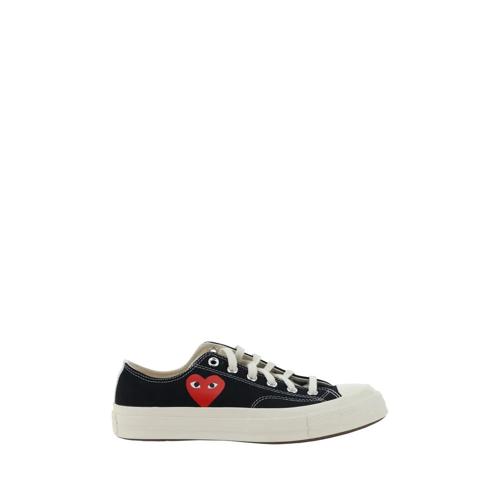 Hjärt Logo Bomull Sneakers