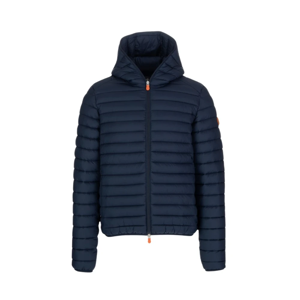Save The Duck Men's Blue Dark Nylon Jacket - Winter Jackets - M - Jackets