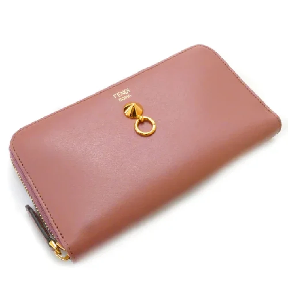 Fendi Vintage Pre-owned Leather wallets Pink Dames