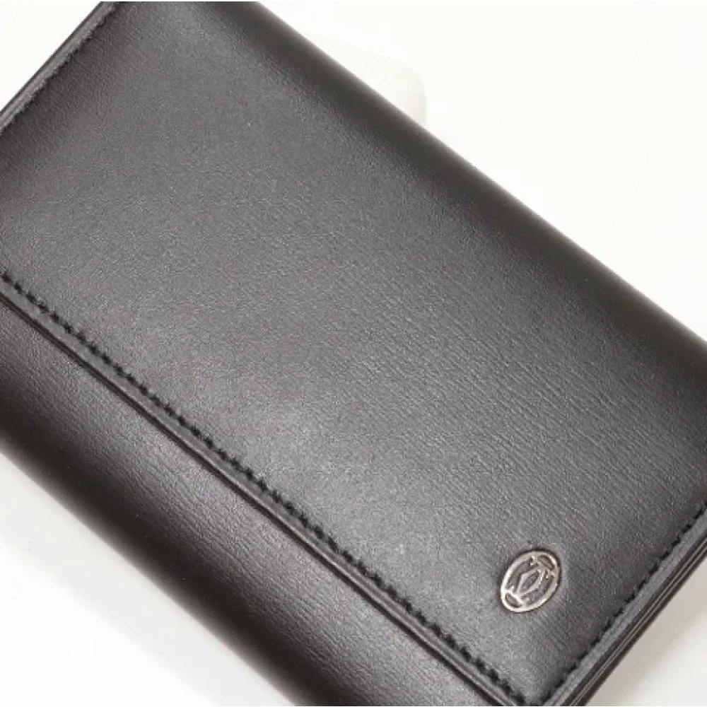 Cartier Vintage Pre-owned Leather key-holders Black Dames