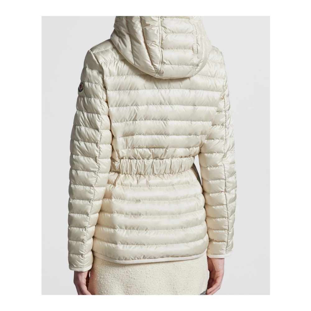 Moncler Gewatteerde Winterjas Beige Dames