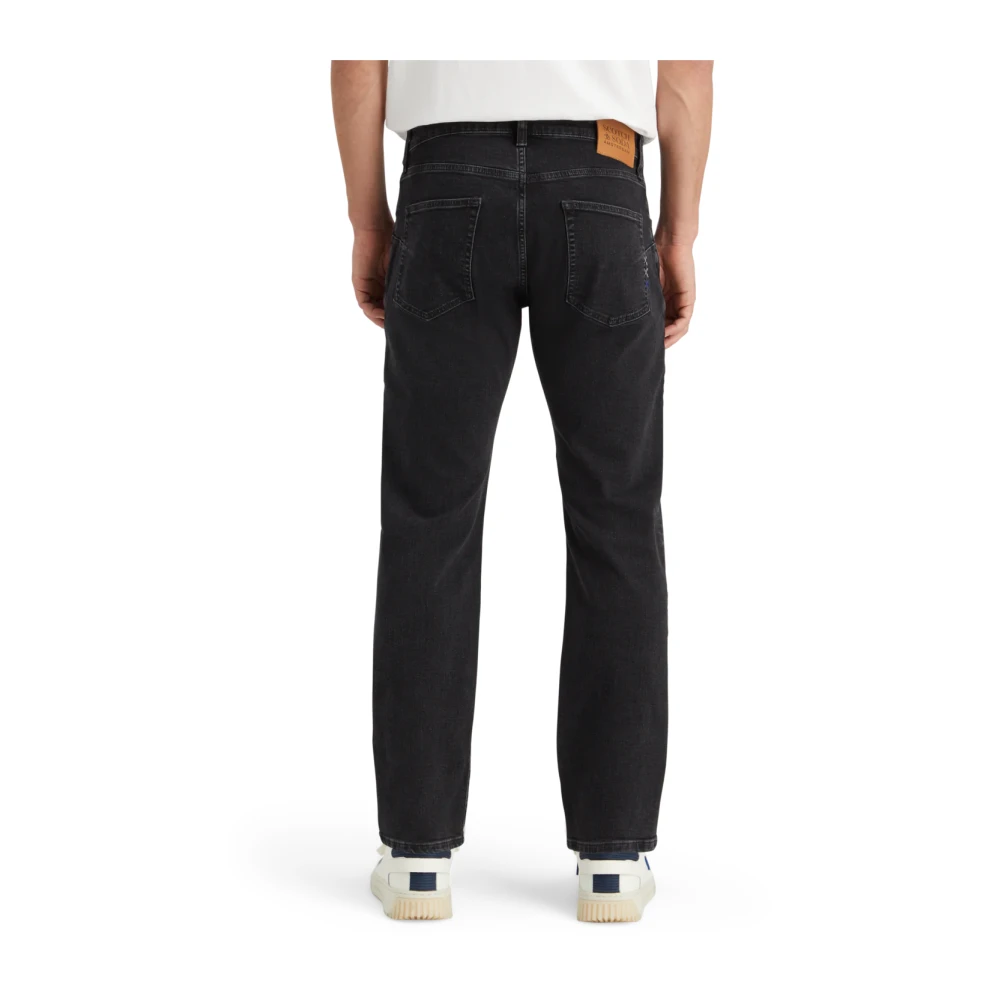 Scotch & Soda Core Zee Straight Jeans van katoen Black Heren