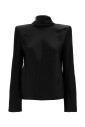black-back-neckline-top