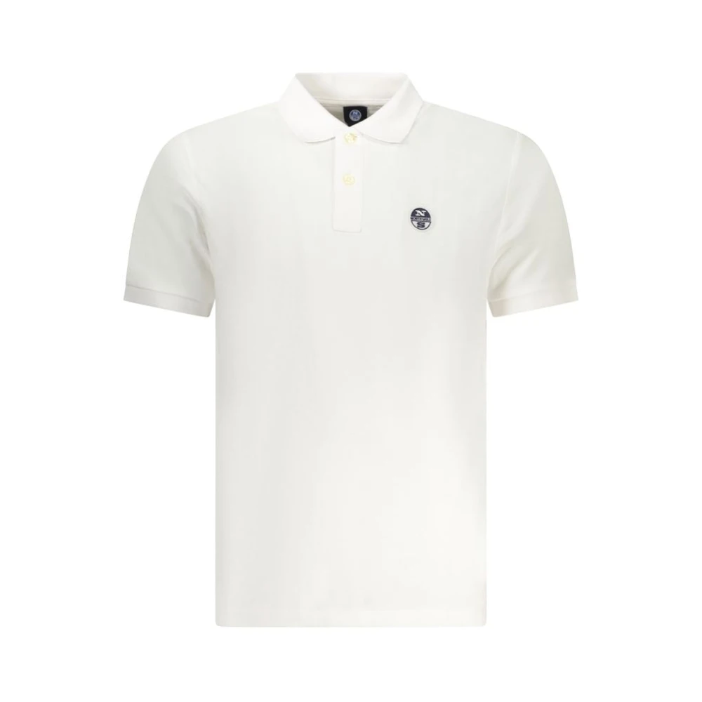 North Sails Short-Sleeved Polo Shirt - Male - Polo Shirts - White - Xl - Tops