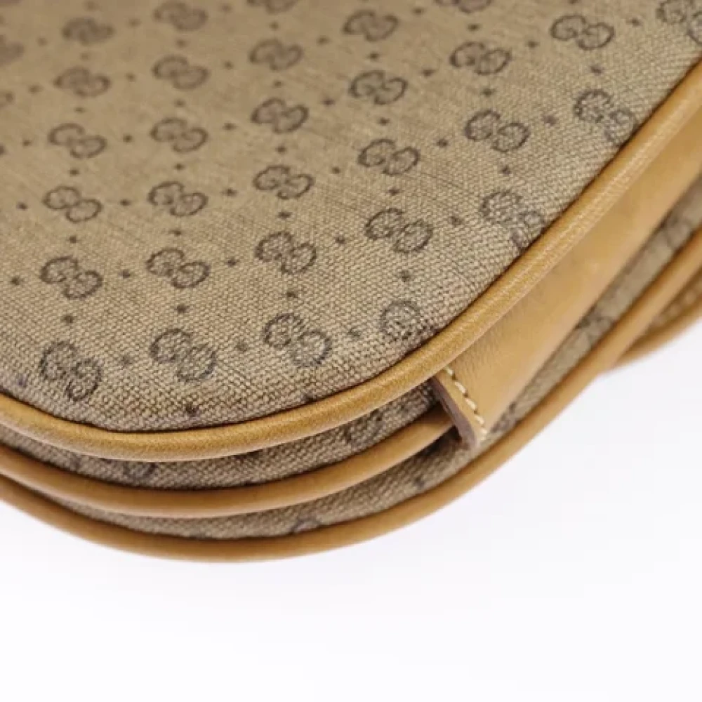 Gucci Vintage Pre-owned Canvas gucci-bags Beige Dames
