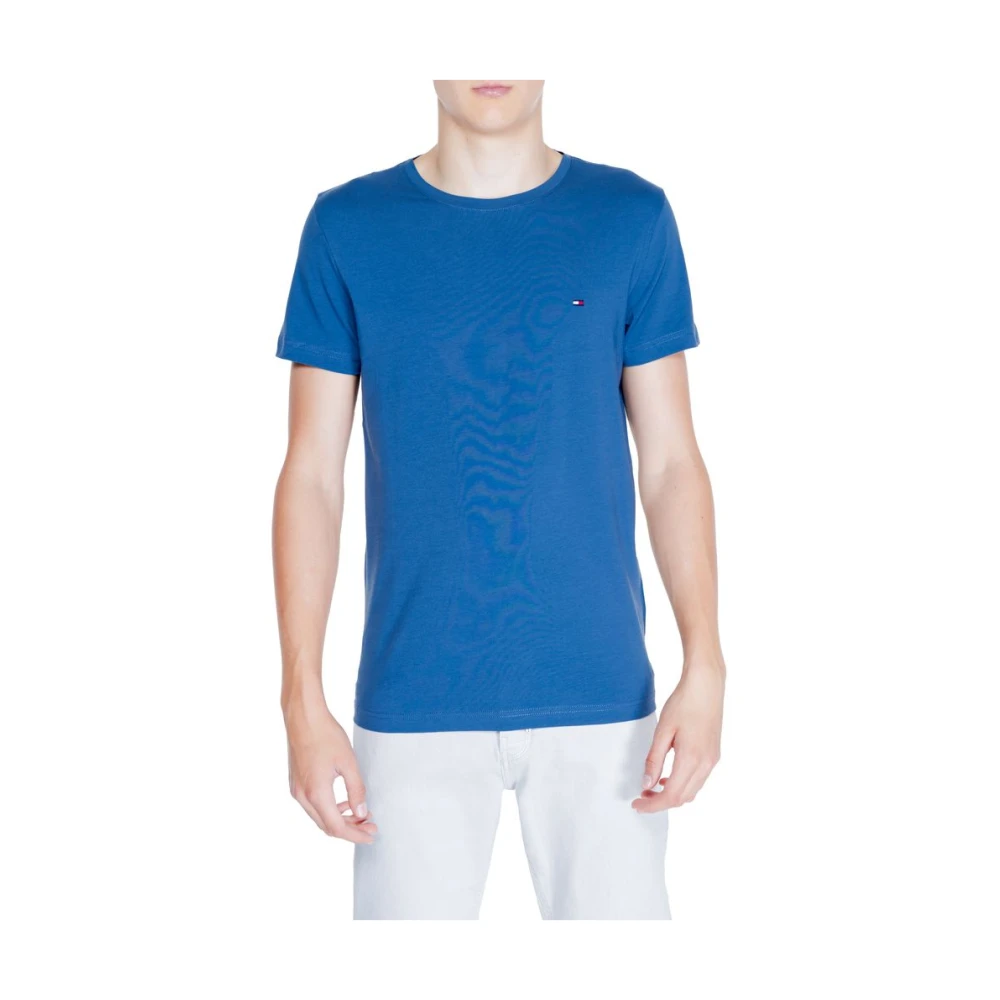 Tommy Hilfiger Blauw Katoenen Heren T-Shirt Collectie Blue Heren