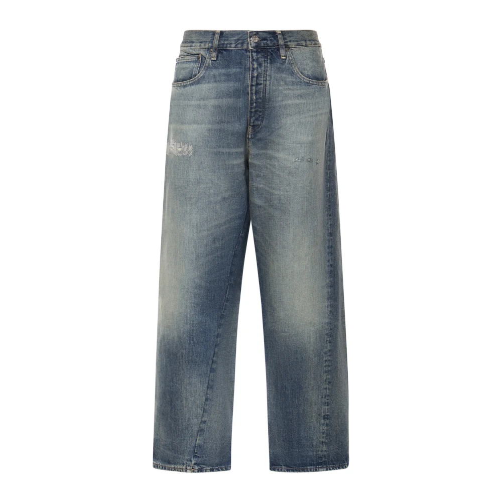 Sunflower Blue Straight Fit Jeans, Male, W30, Straight Jeans
