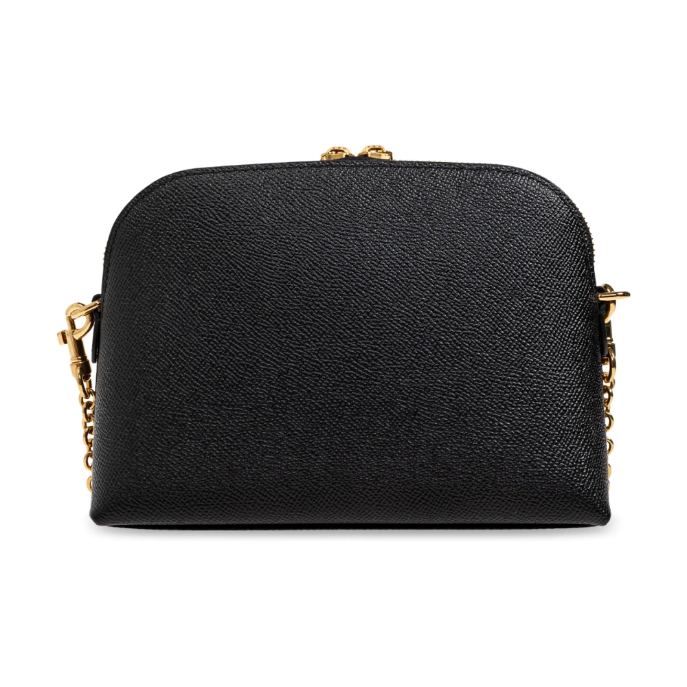 Dolce & Gabbana Leren schoudertas Black Dames