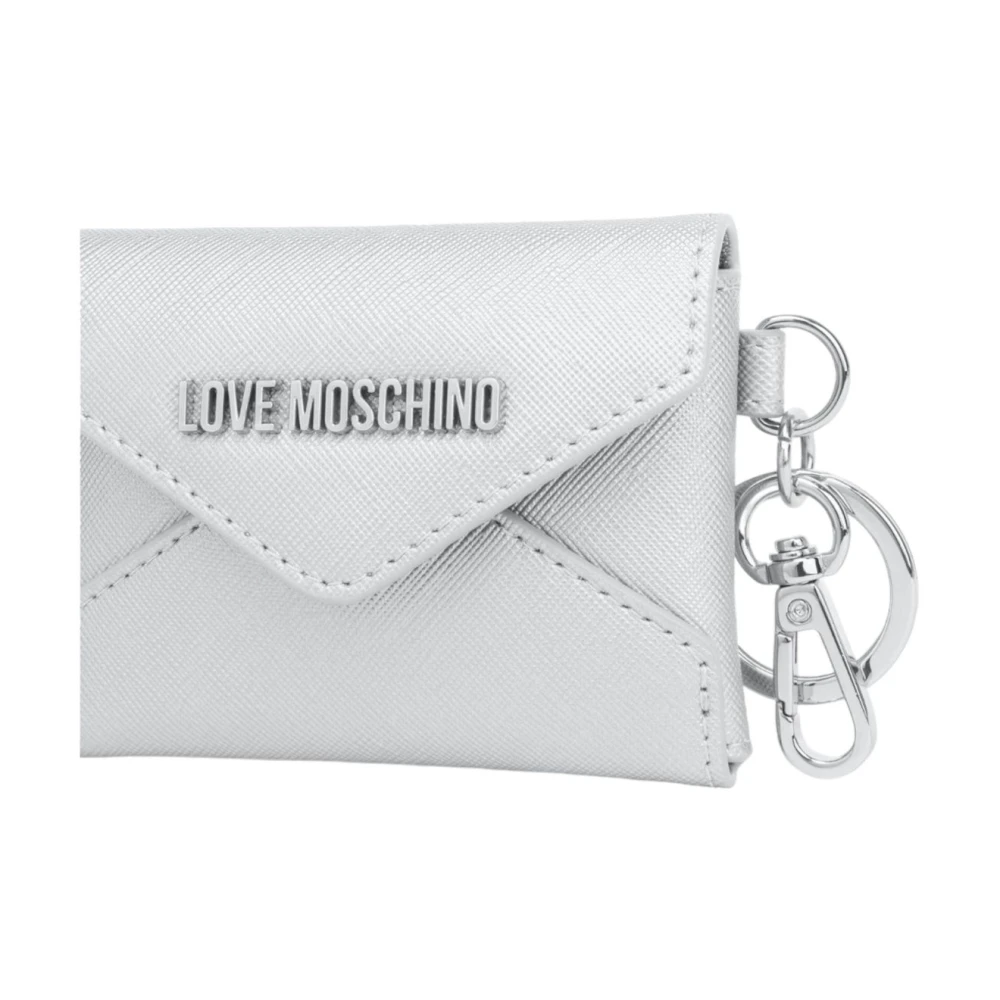 Love Moschino Stijlvolle Sleutelhanger Accessoire Gray Dames
