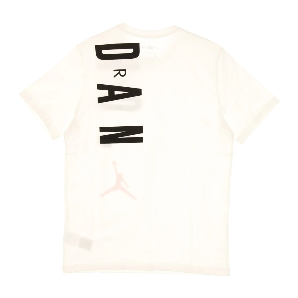 Jordan Air Stretch Crew T-shirt Wit Zwart Rood White Heren