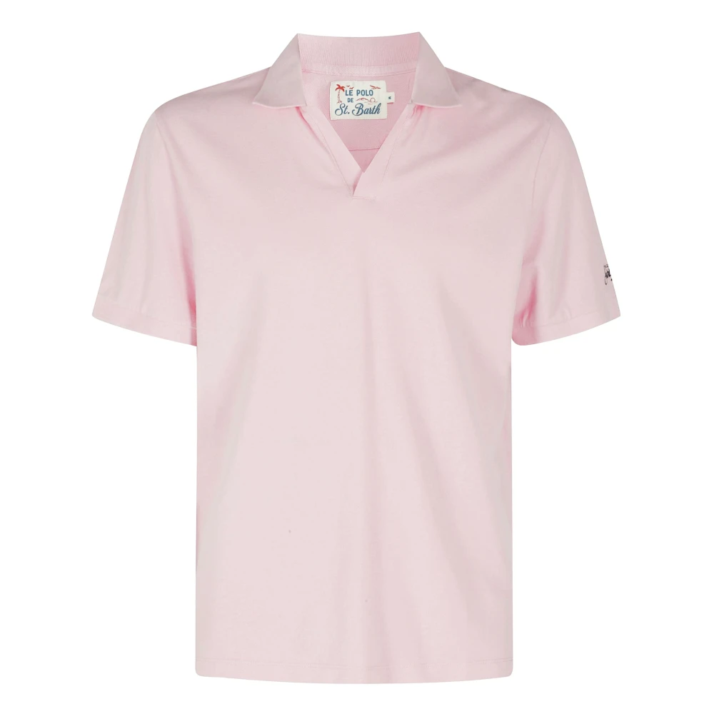 Mc2 Saint Barth Men's Pink Polo Shirts, M, Charles Polo