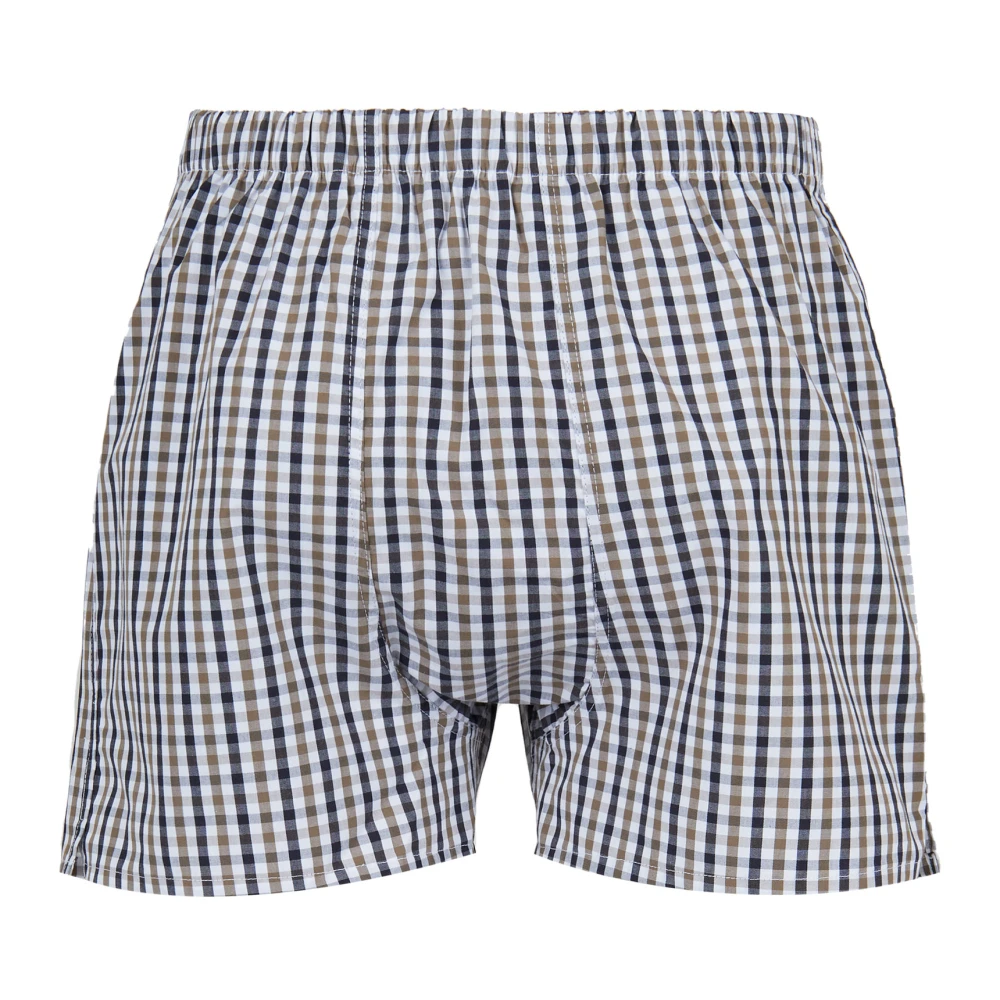 Gallo Klassieke Bruine Katoenen Boxershorts Multicolor Heren
