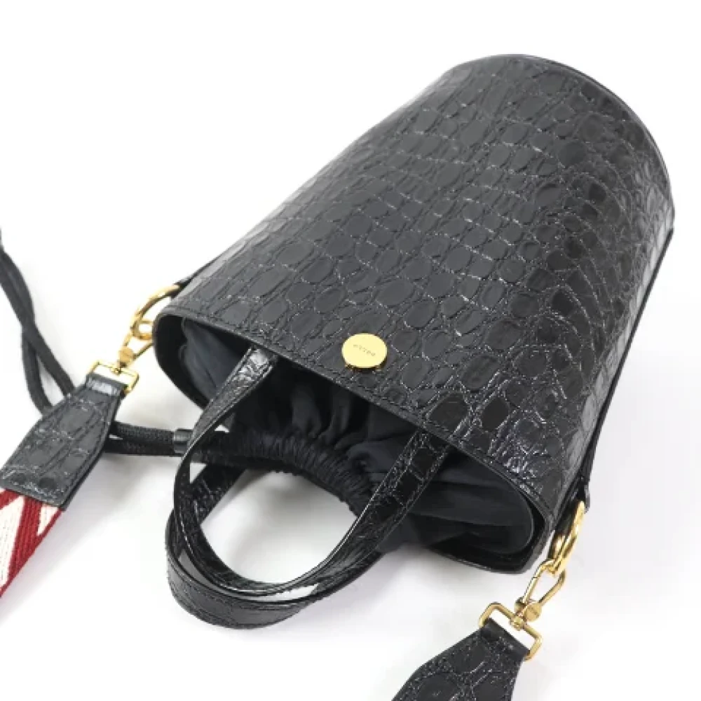 Bally Pre-owned Leather handbags Black Dames