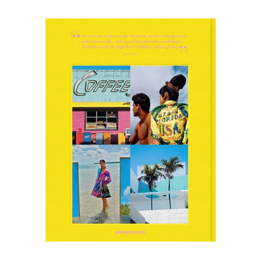 Assouline Miami Beach Chic Stadsgids Boek Yellow Unisex
