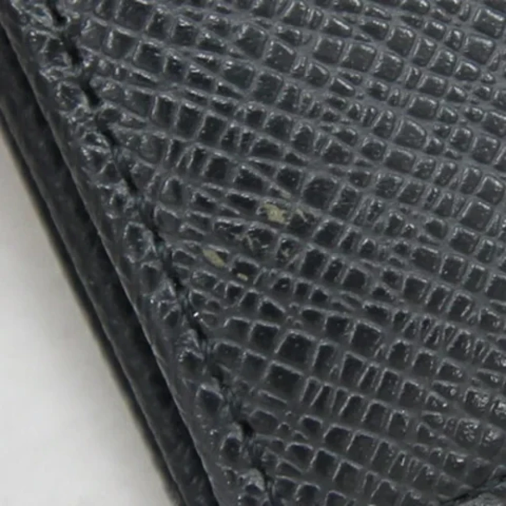 Louis Vuitton Vintage Pre-owned Leather wallets Black Heren