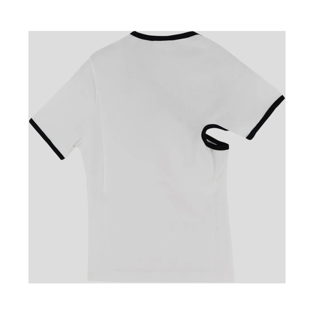 Courrèges Katoenen T-shirt White Dames
