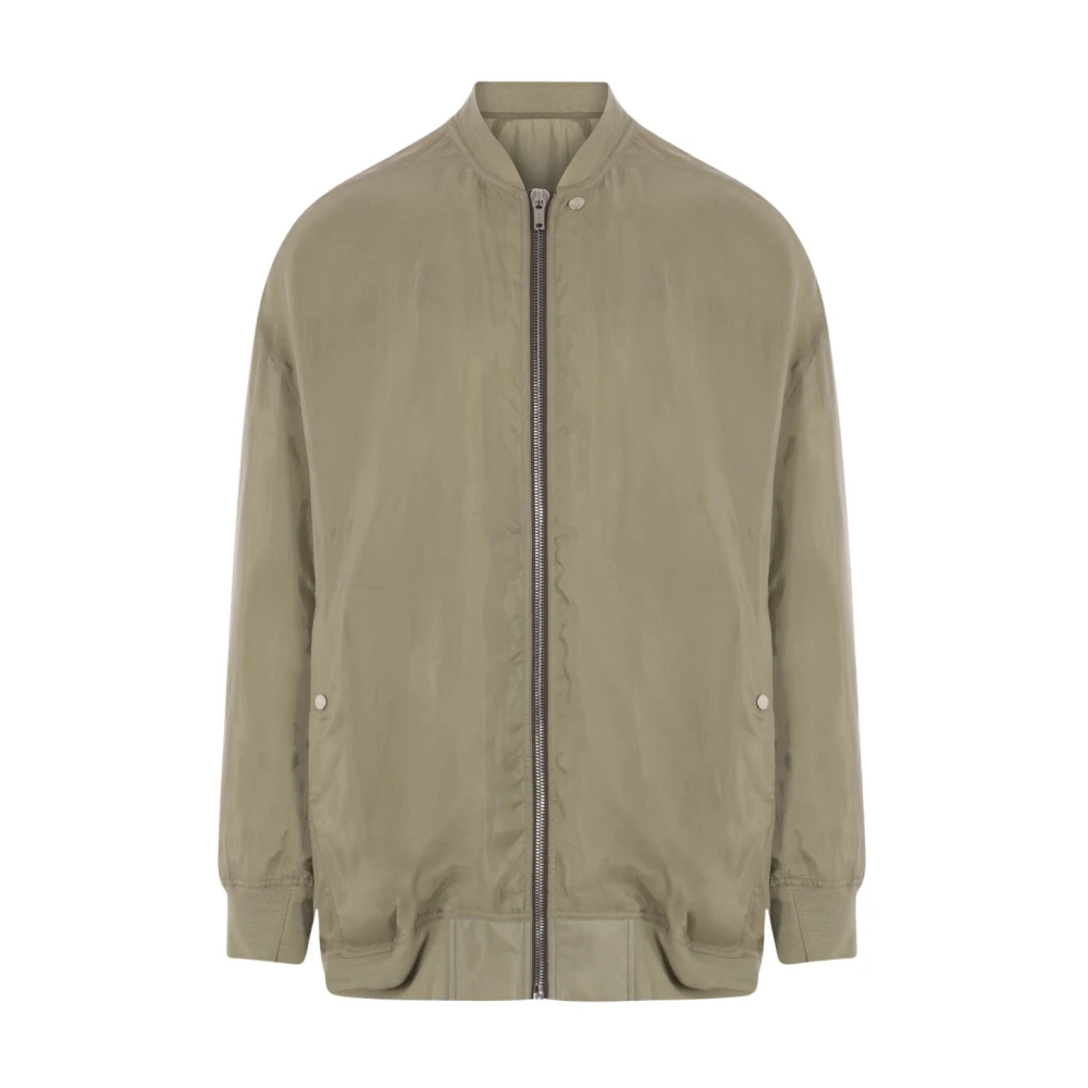 Rick Owens Groene Oversized Bomberjas Green Heren