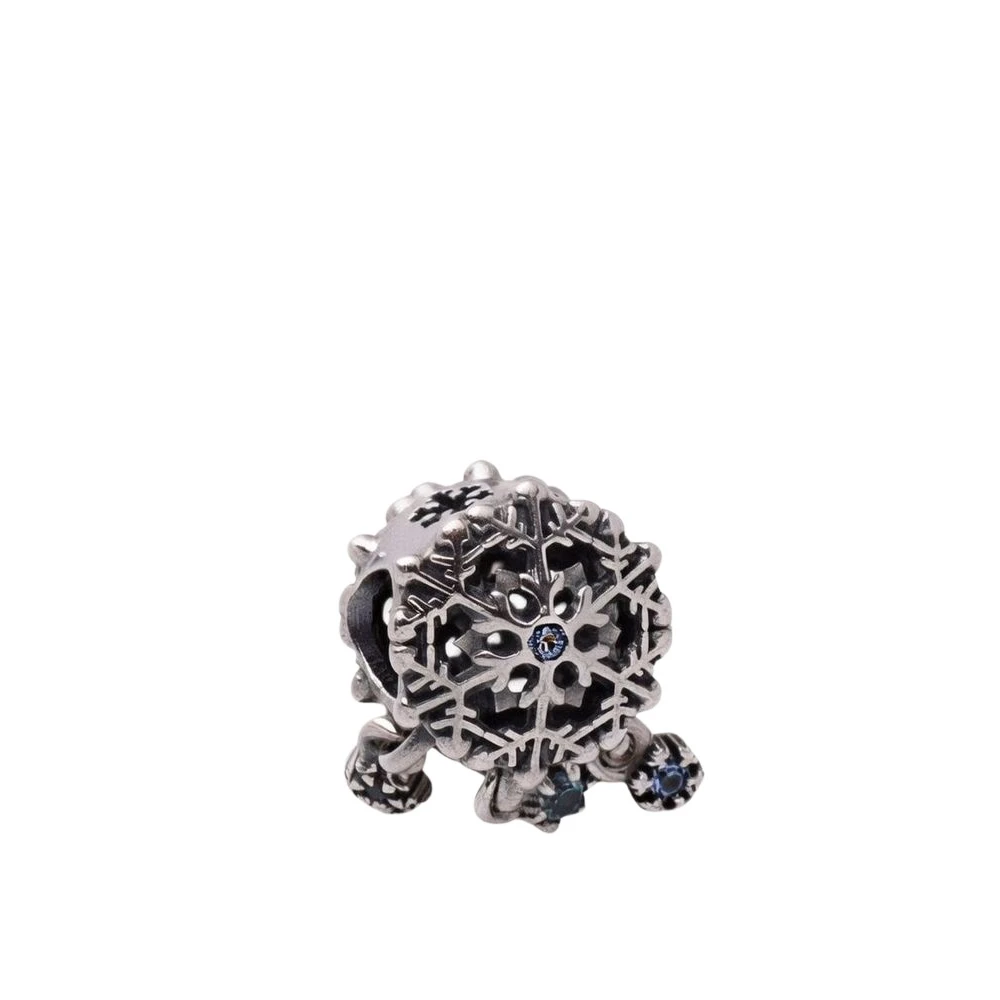 Pandora , Jewellery, Female, Gray, One Size, Icy Snowflake Drop Charm