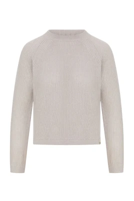 Ribbstickad paljettsweater