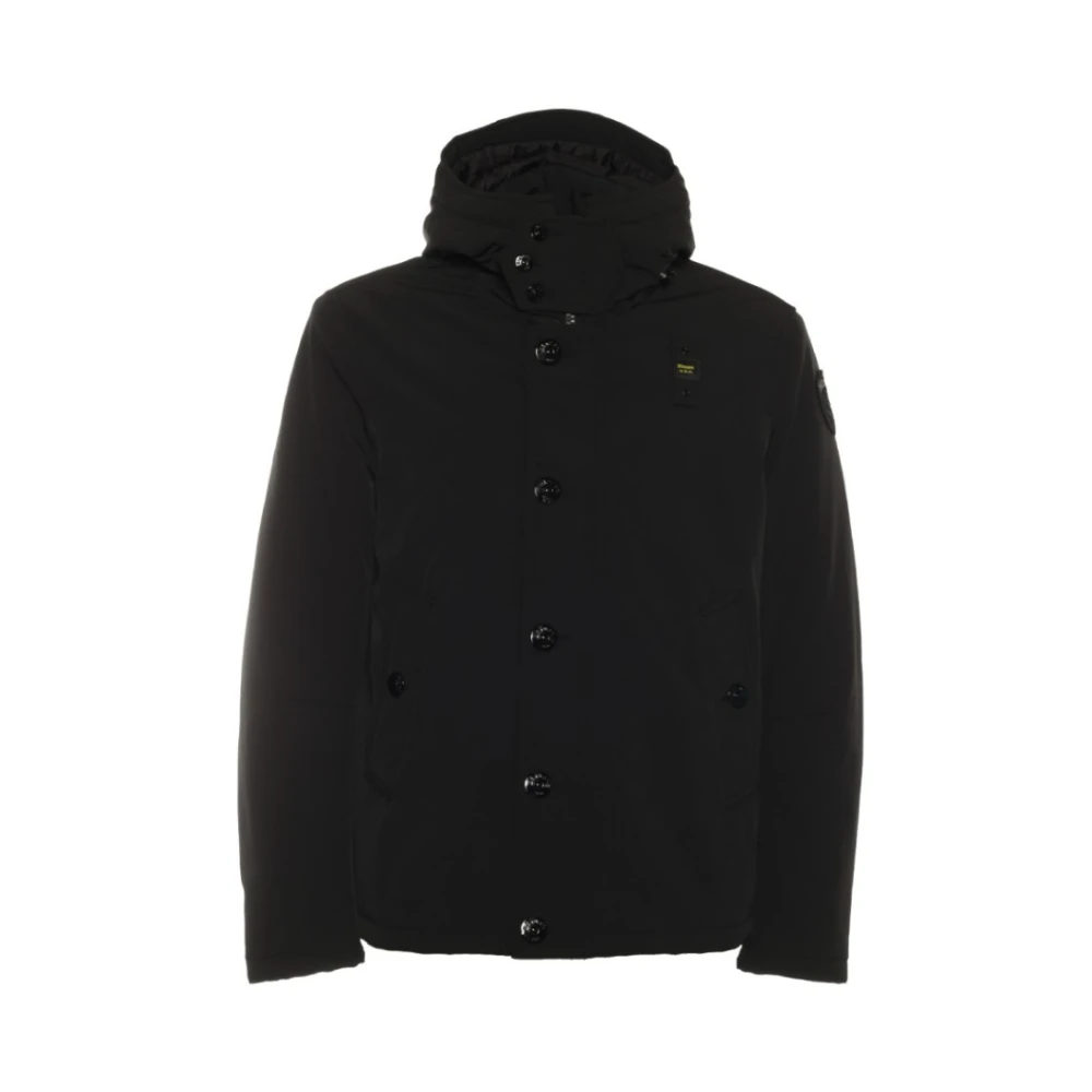 Blauer Zwarte Jas Andrew Black Heren