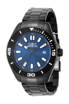 montre-bleue-pro-diver-en-acier-inoxydable