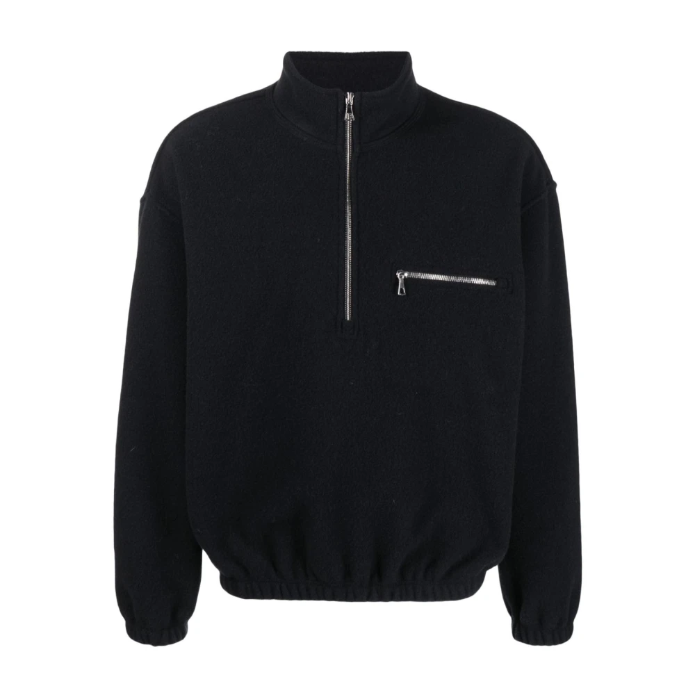 Rier Black Sweatshirts, Male, Xl, Natural Fleece Sweatshirt
