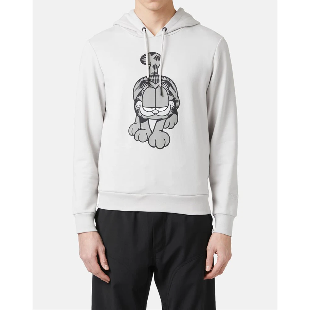 Iceberg Hoodie met cartoonprints Gray Heren