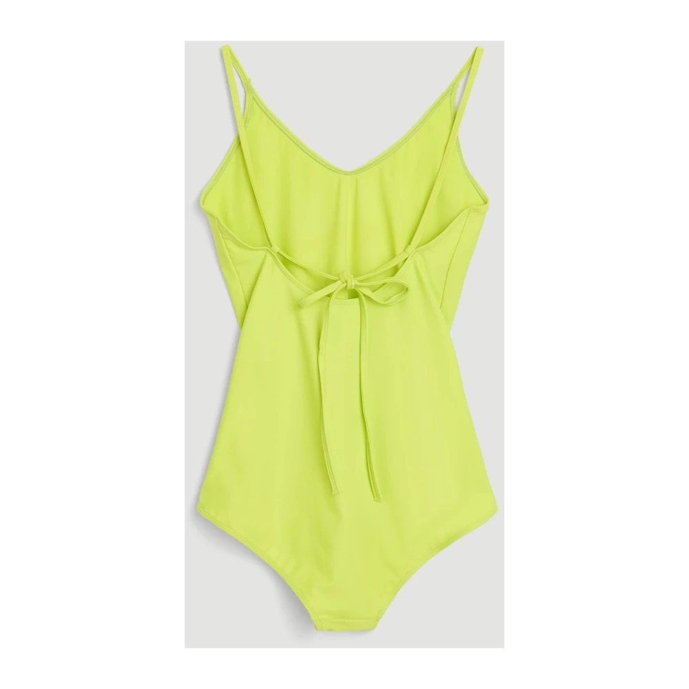 Soulland Verstelbare Strap Badpak in Oranje Zwart Green Dames