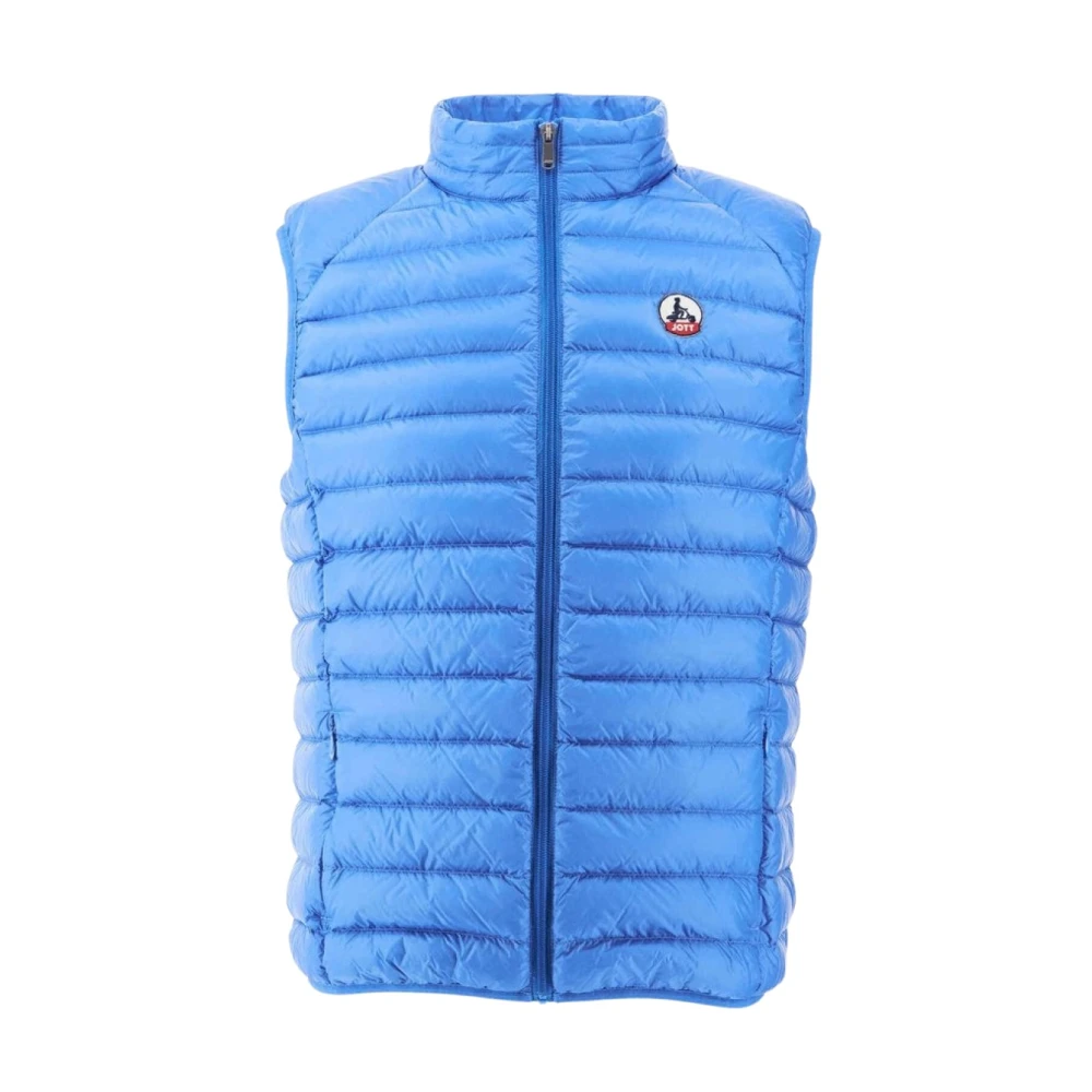 Jott Mouwloos gewatteerd jack Blauw Blue Heren