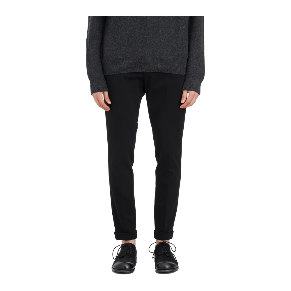 Dondup Stretch Jersey Broek Gray Heren
