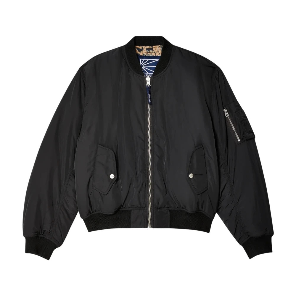 Rassvet Bomberjack met ritssluiting en zakken Black Heren