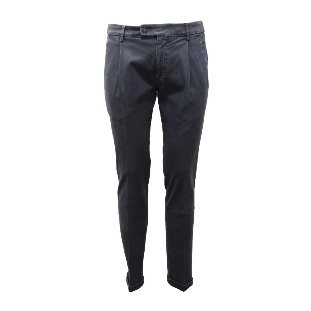 Michael Coal Men's Blue Slim-Fit Trousers, W32, Slim Fit Midnight Trousers