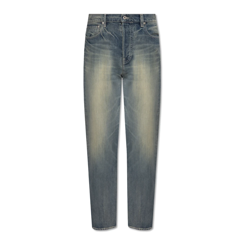 Kenzo ‘Asagao’ jeans med raka ben Blue, Herr
