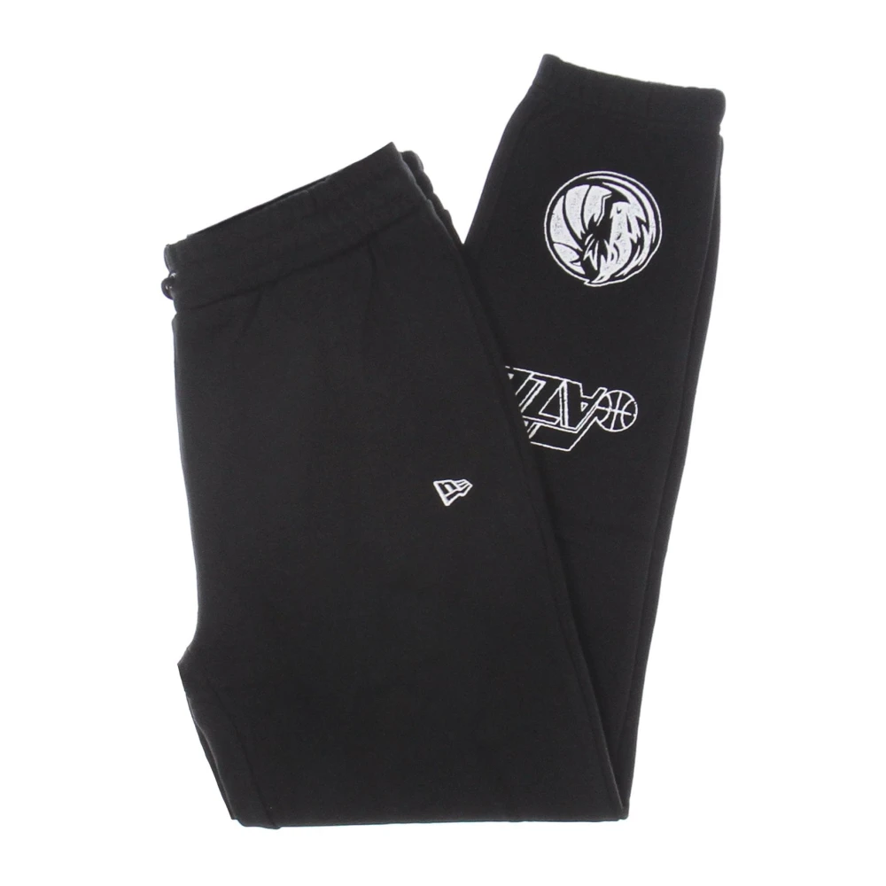 new era NBA Logo Sweatpants Tracksuit Zwart Black Heren