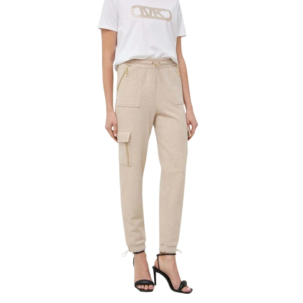 Michael Kors Beige Jogger Felpa Broek Beige Dames