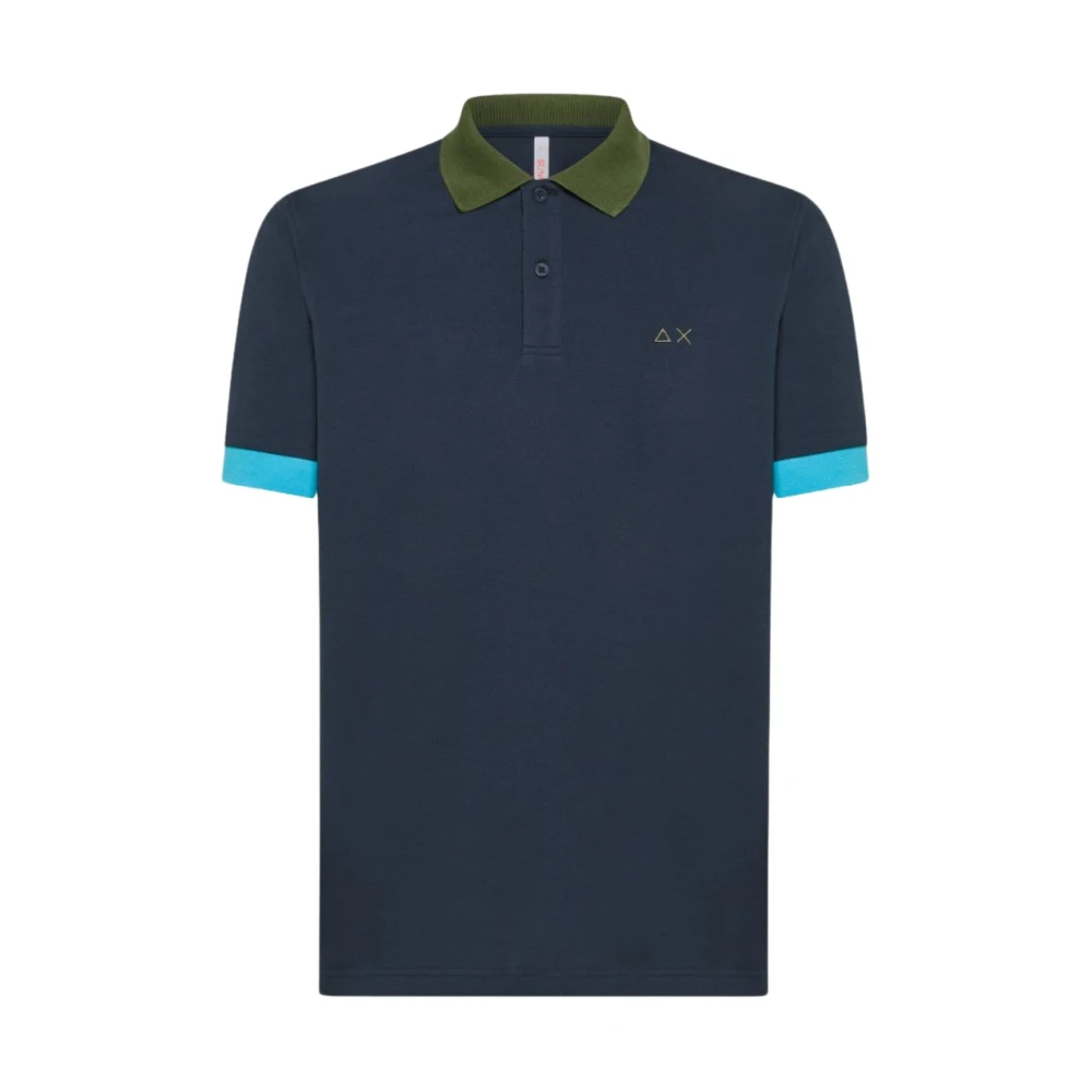 Sun68 - Tops > Polo Shirts - Blue - Sun68 - Modalova