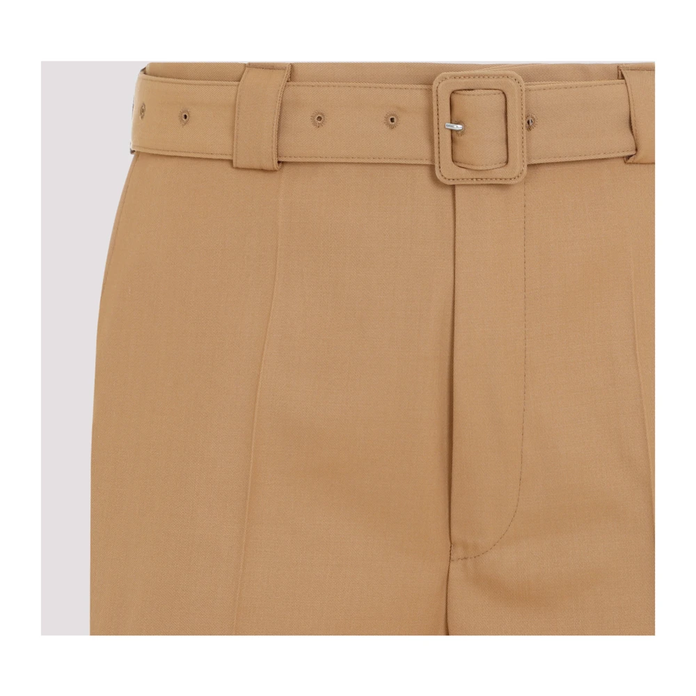 Dries Van Noten Wide Trousers Brown Heren