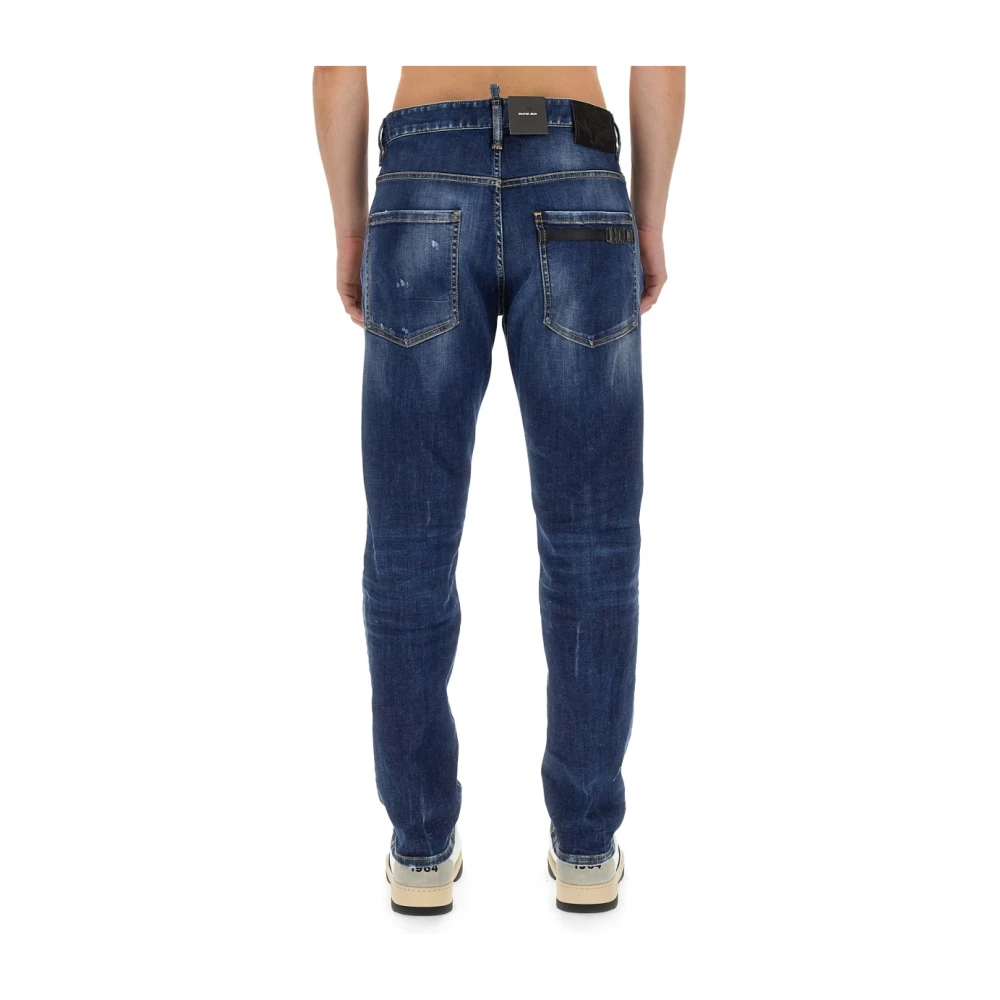 Dsquared2 Regular Fit Skater Jeans Blue Heren