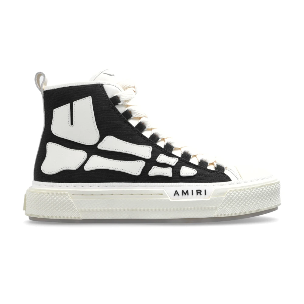 Amiri Black Sneakers, Male, 10 Uk, High-Top Sports Shoes Skel Court Hi