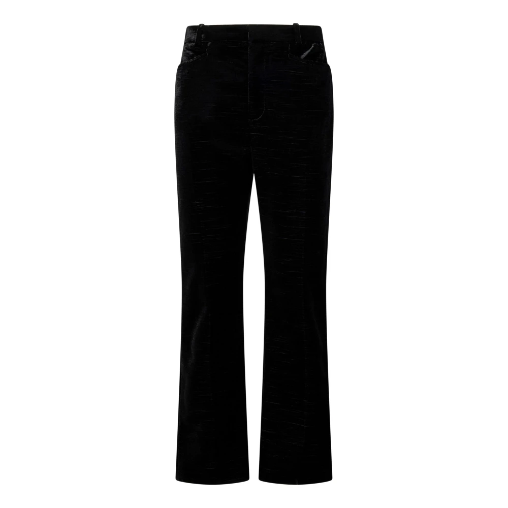 Tom Ford Wide Trousers Black Dames