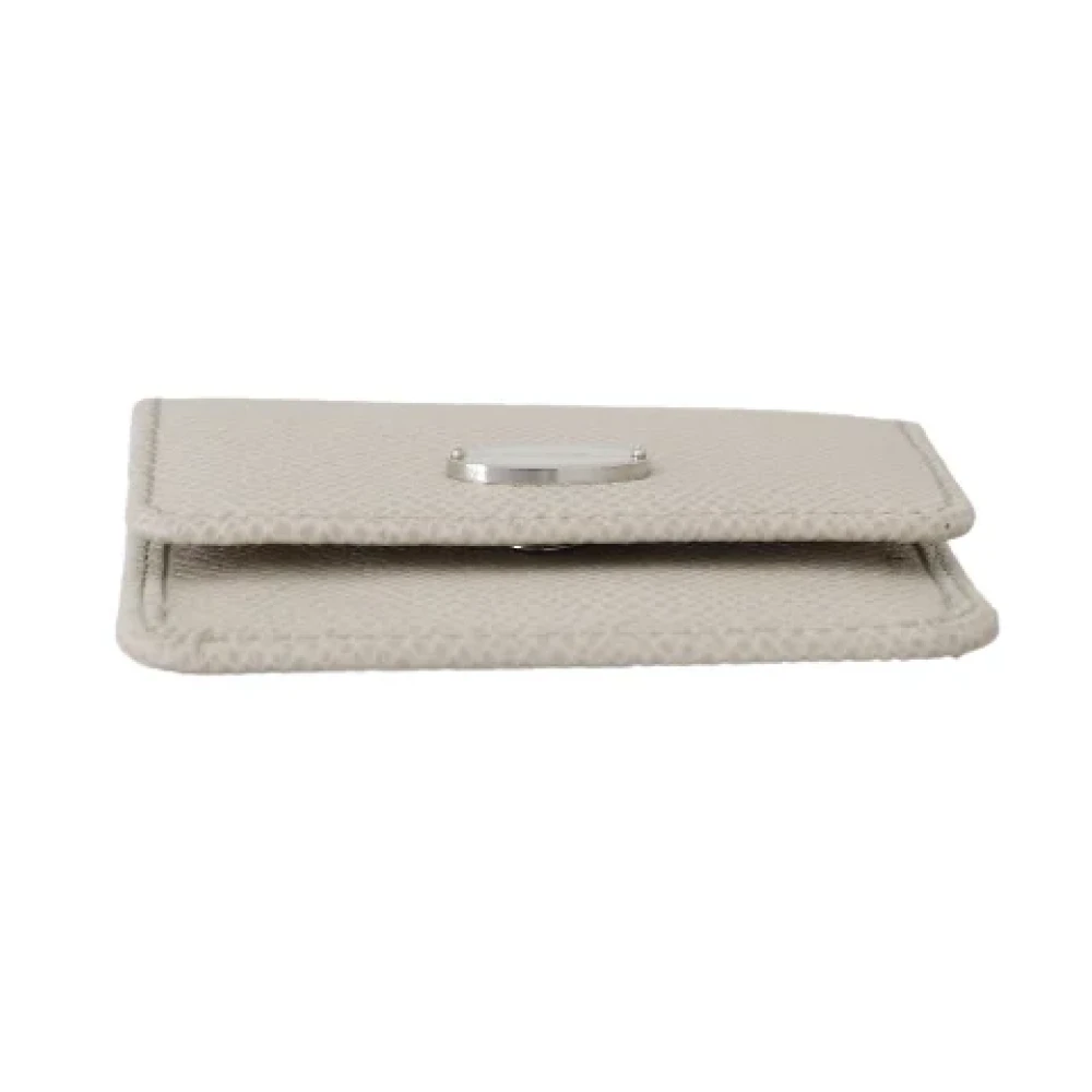 Dolce & Gabbana Pre-owned Leather wallets Gray Dames