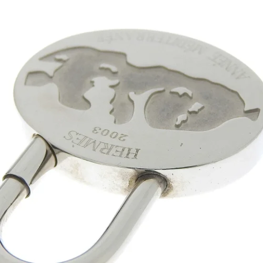Hermès Vintage Pre-owned Fabric key-holders Gray Dames
