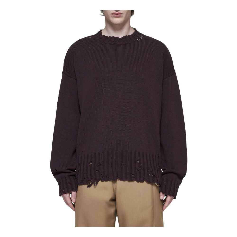 Marni Stijlvolle Sweaters Collectie Brown Heren