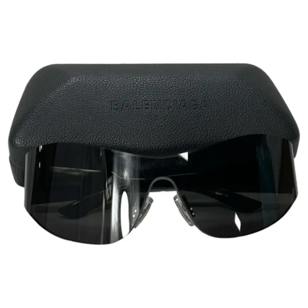 Balenciaga Vintage Pre-owned Acetate sunglasses Black Dames